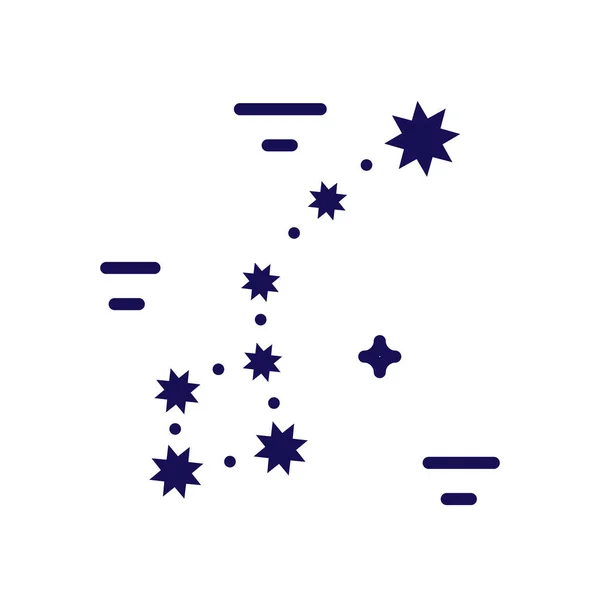 Conjunto de iconos de astronomía — Vector de stock