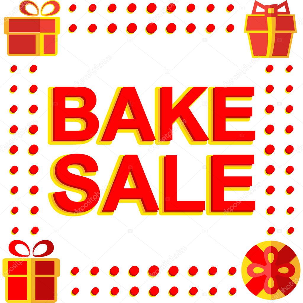 bake sale poster