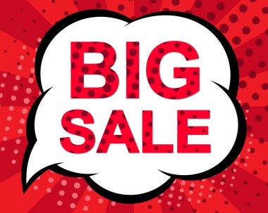 Büyük kış satış poster büyük satış metin ile. Reklam vektör afişi