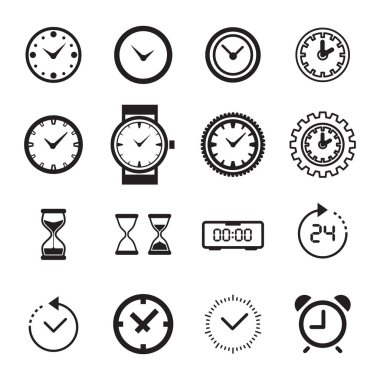 Zaman ya da izole Saat simgesi