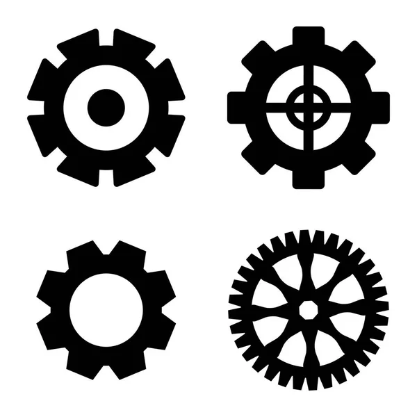 Ilustração do vetor do ícone da engrenagem ou da engrenagem — Vetor de Stock