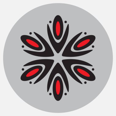 çiçek vektör simgesi