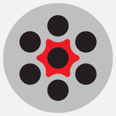 çiçek vektör simgesi