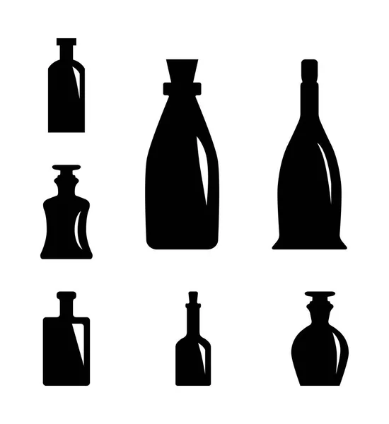 Antiguo icono de la botella de medicina retro — Archivo Imágenes Vectoriales