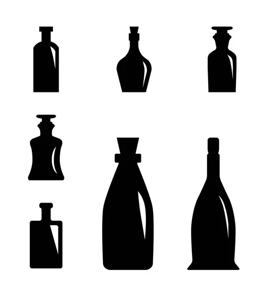 Antiguo icono de la botella de medicina retro — Archivo Imágenes Vectoriales