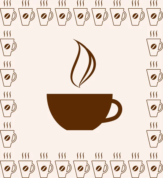 Kávéscsésze ikon — Stock Vector