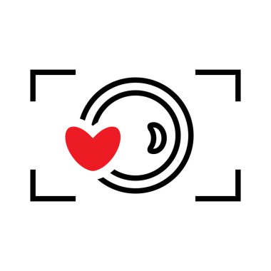 Kamera simgesi veya anlık görüntü fotoğraf kavramı