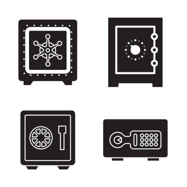 Güvenli simge izole veya güvenlik ve koruma işareti