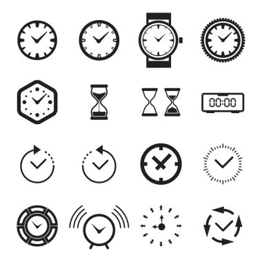 Zaman ya da izole Saat simgesi