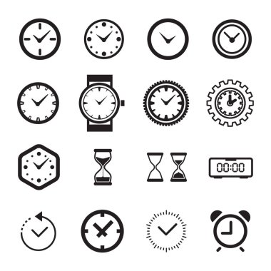 Zaman ya da izole Saat simgesi