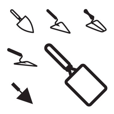 Vektör mala simgesi izole seti