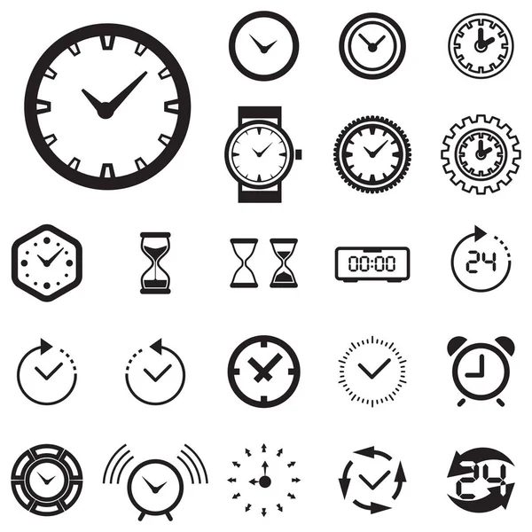 Time Or Clock Icon Isolated Stock Illustration