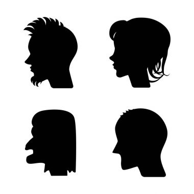 Vektör profilleri veya Cameo Silhouettes