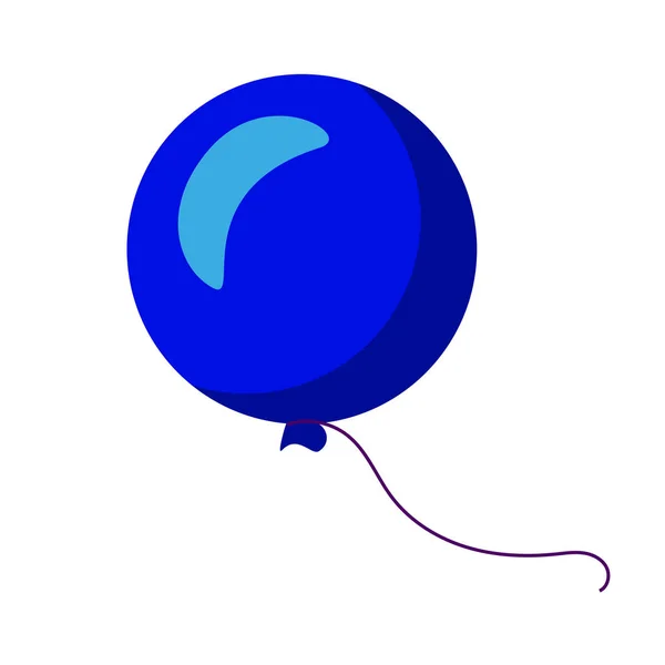 Iconos del globo del partido aislados sobre fondo blanco — Vector de stock