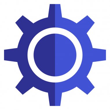 Dişli veya Cog simge vektör çizim