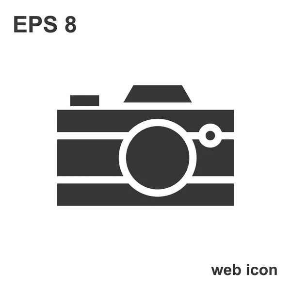 Foto Camera-pictogram of momentopname teken — Stockvector