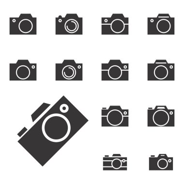 Fotoğraf kamera simgesi veya anlık görüntü işareti