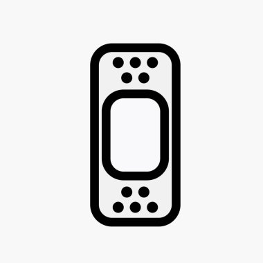 Sıva veya grup yardım simgesi. Tıbbi yama sembolü