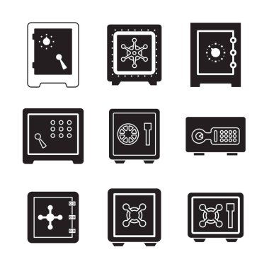 Güvenli simge izole veya güvenlik ve koruma işareti