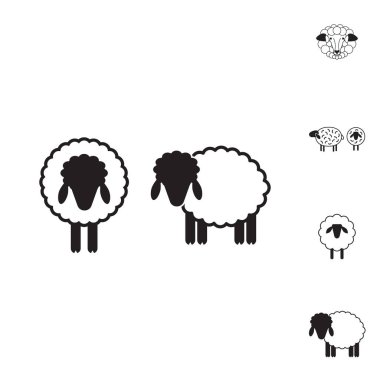 Koyun ya da Ram simgesi, Logo, şablon, sembol