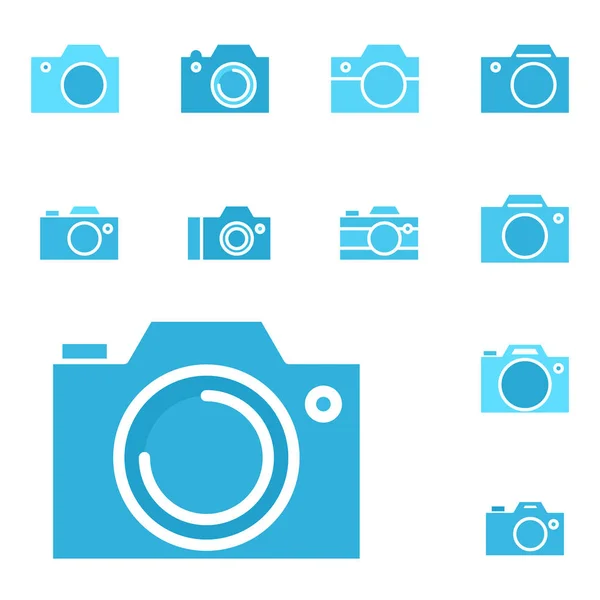 Иконка фотокамеры или знак снимка — стоковый вектор