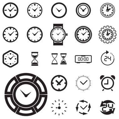 Zaman ya da izole Saat simgesi