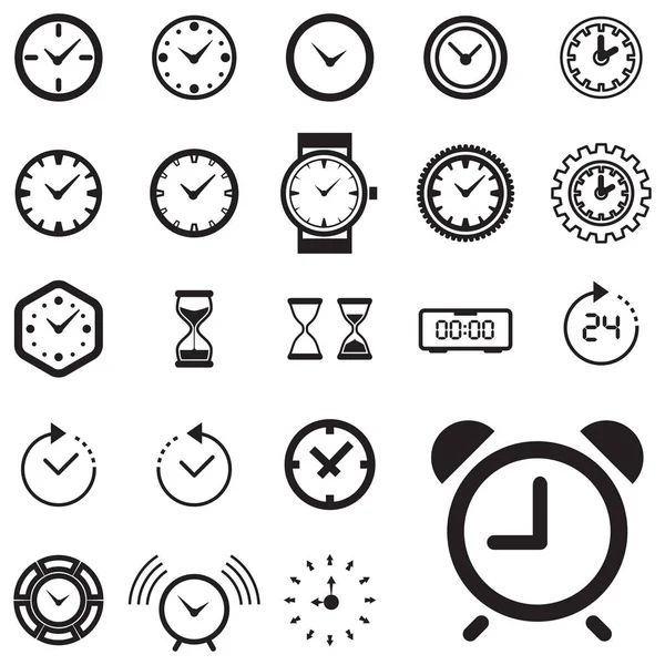 Time Or Clock Icon Isolated Royalty Free Stock Vectors