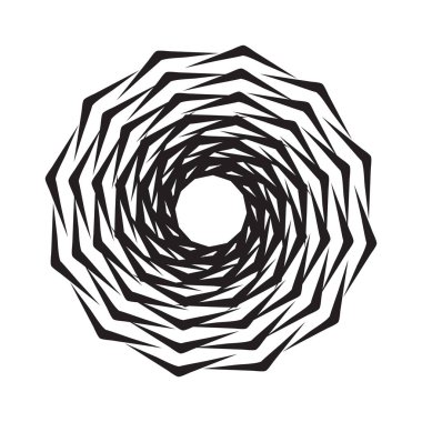 Siyah daire vektör çerçeve veya Mandala