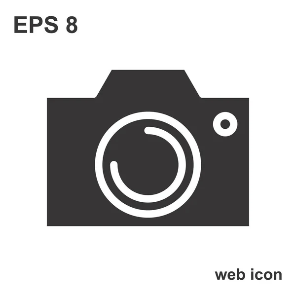Ikona kamery zdjęcia lub migawka znak — Wektor stockowy