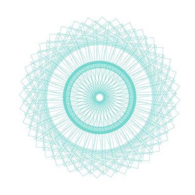 Vektör Guillochlu rozet veya öğe üzerinde beyaz arka plan izole sertifika tasarım için