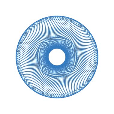 Vektör Guillochlu rozet veya öğe üzerinde beyaz arka plan izole sertifika tasarım için