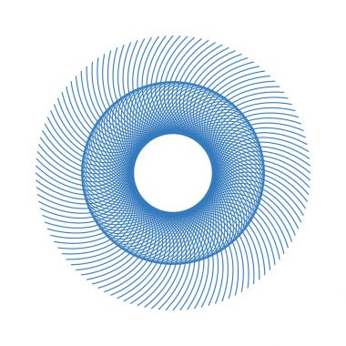 Vektör Guillochlu rozet veya öğe üzerinde beyaz arka plan izole sertifika tasarım için