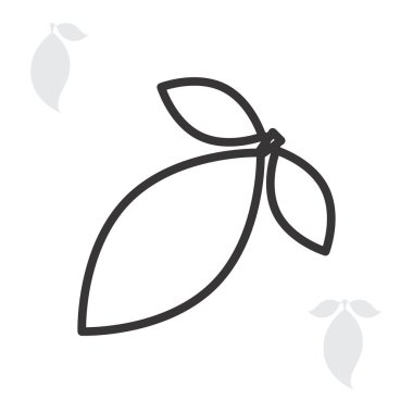 Yaprak vektör simge veya izole öğesi