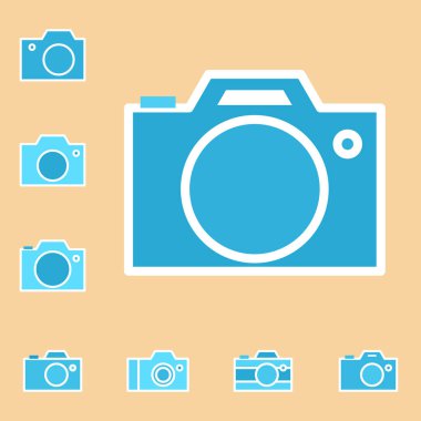 Fotoğraf kamera simgesi veya anlık görüntü işareti