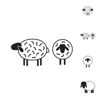 Koyun ya da Ram simgesi, Logo, şablon, sembol