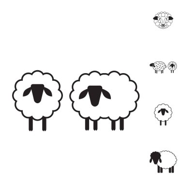 Koyun ya da Ram simgesi, Logo, şablon, sembol