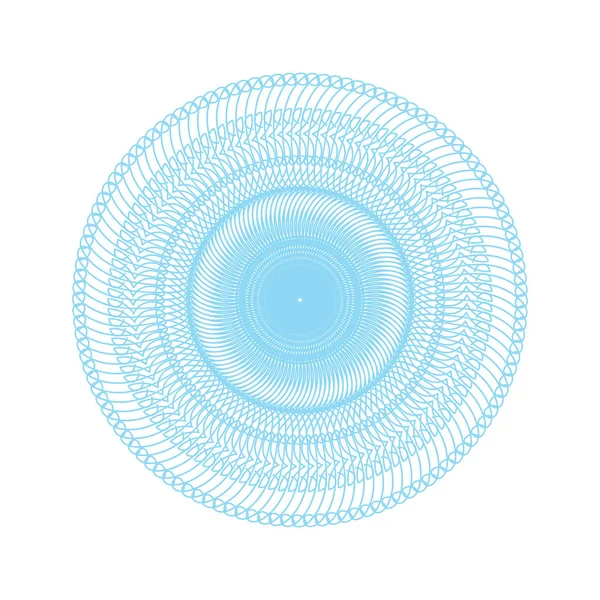 Vektör Guillochlu rozet veya öğe üzerinde beyaz arka plan izole sertifika tasarım için