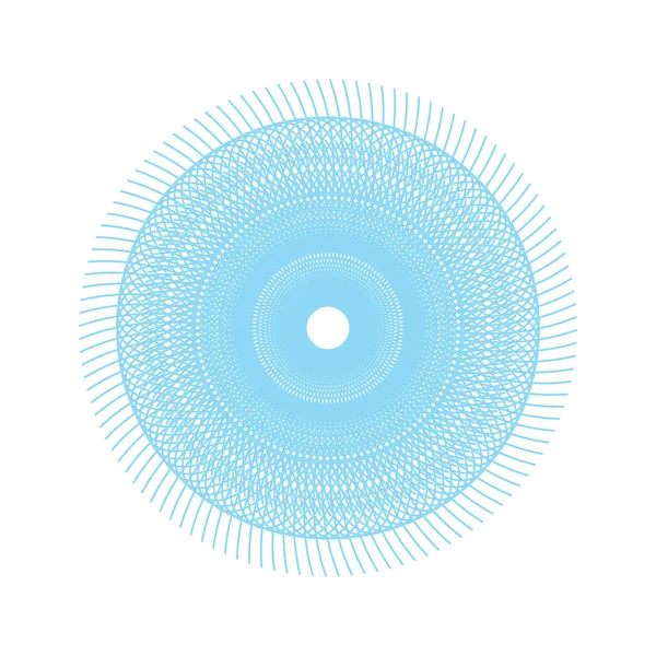 Vektör Guillochlu rozet veya öğe üzerinde beyaz arka plan izole sertifika tasarım için