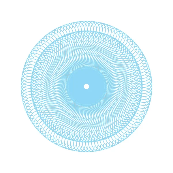 Vektör Guillochlu rozet veya öğe üzerinde beyaz arka plan izole sertifika tasarım için