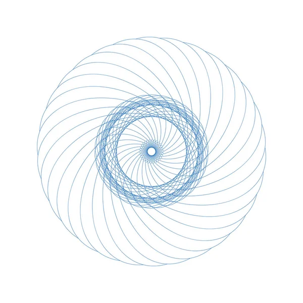 Vektör Guillochlu rozet veya öğe üzerinde beyaz arka plan izole sertifika tasarım için