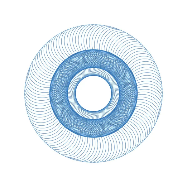 Vektör Guillochlu rozet veya öğe üzerinde beyaz arka plan izole sertifika tasarım için