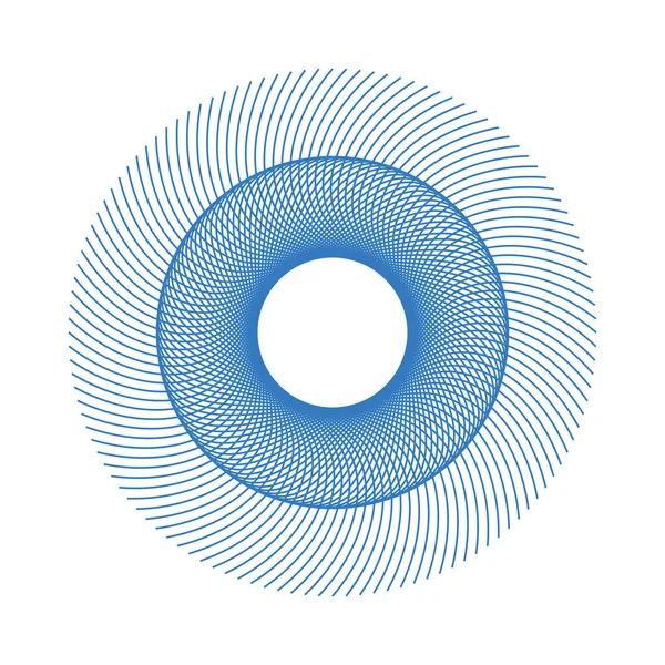 Vektör Guillochlu rozet veya öğe üzerinde beyaz arka plan izole sertifika tasarım için