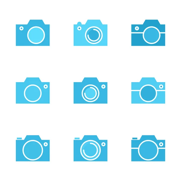 写真カメラのアイコンまたはスナップショット記号 — ストックベクタ