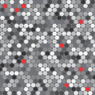 Vektör tekrar Gexagon desen