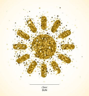 Altın güneş parlıyor