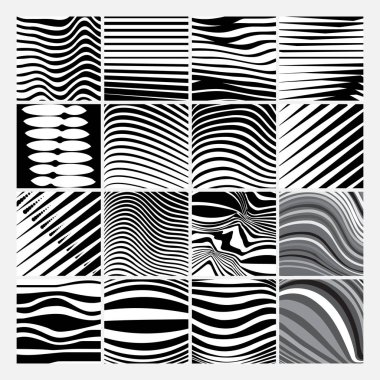 Çizgili arka plan veya desen. Yatay ve çapraz çizgiler doku. Vektör çizim