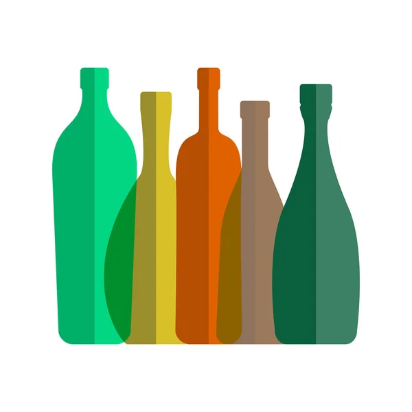 Ícone garrafa de vinho —  Vetores de Stock