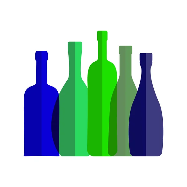 Wine Bottle Icon — Stock Vector