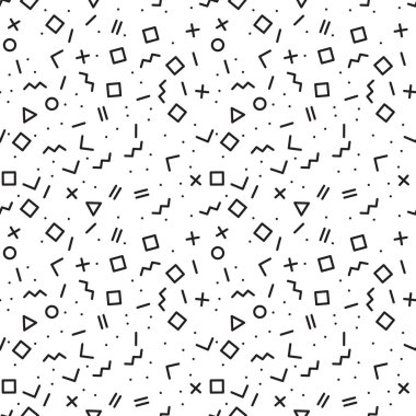 Memphis pürüzsüz desen