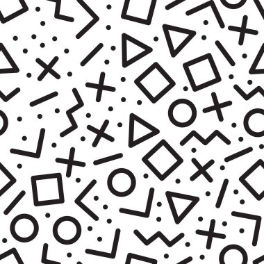 Memphis pürüzsüz desen